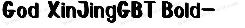 God XinJingGBT Bold字体转换